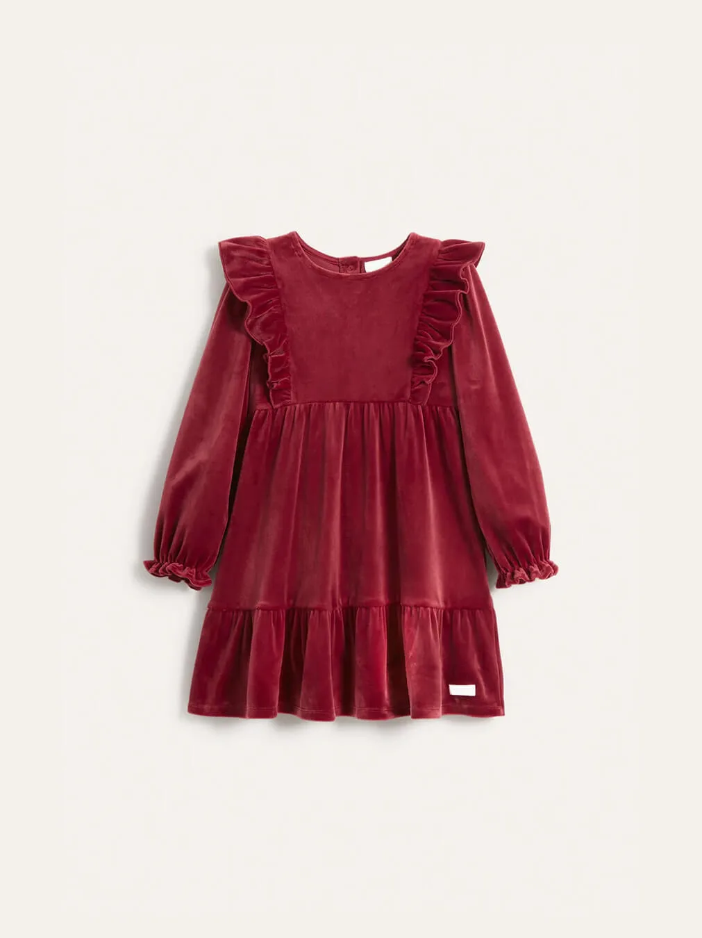 Kids Velvet Bloom Dress